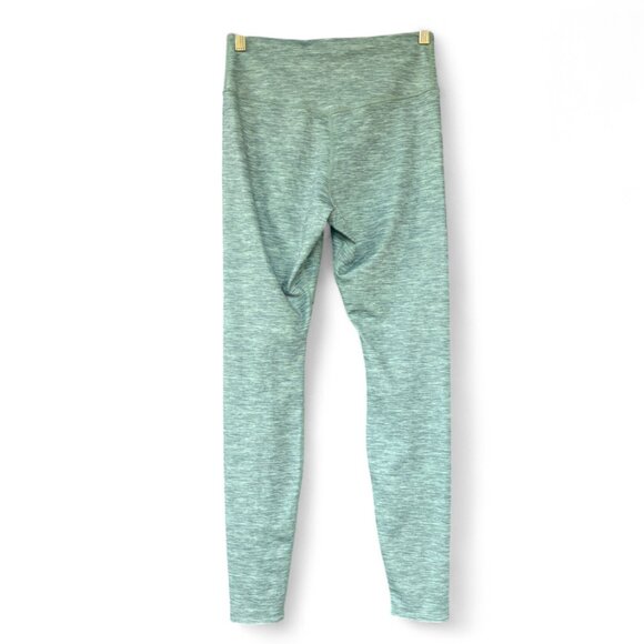 Nike Dri-Fit High-Rise Green Stretch Athletic Training Yoga Leggings Size Medium - Picture 5 of 8